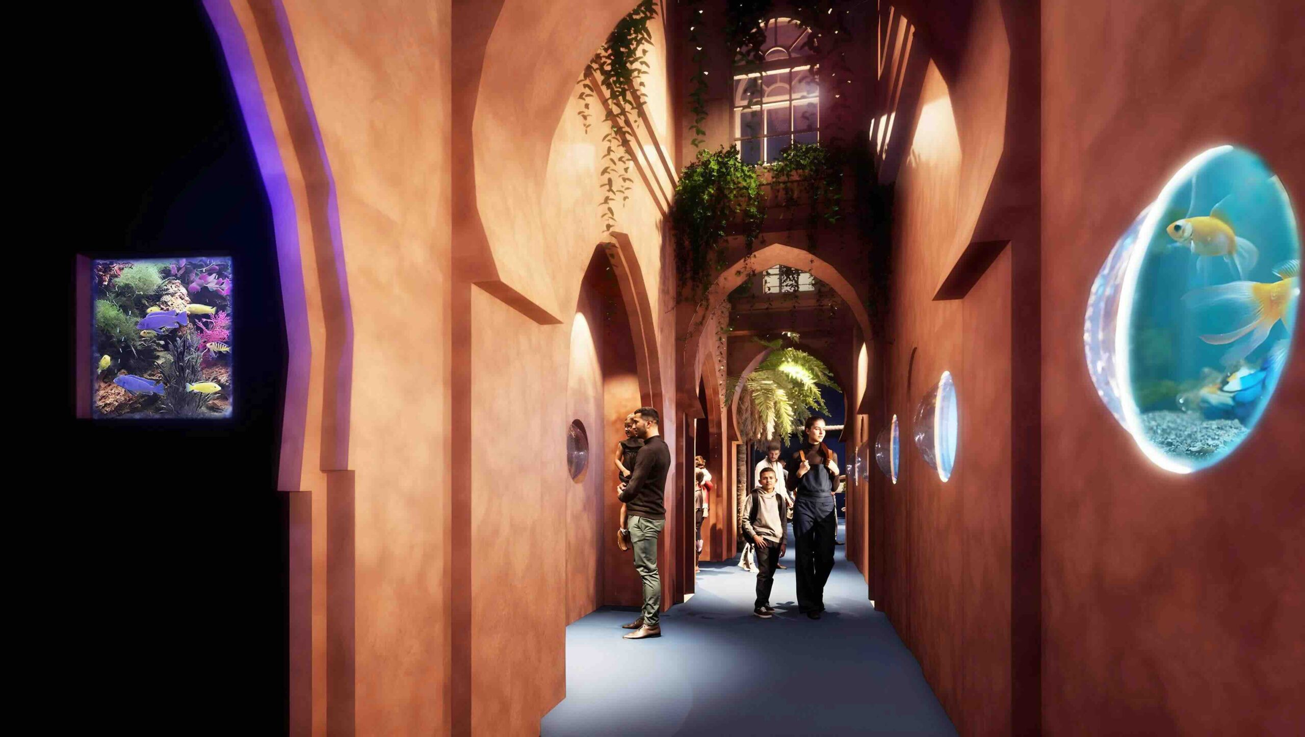 Souq - Aqua Mall Aquarium at Morocco Mall