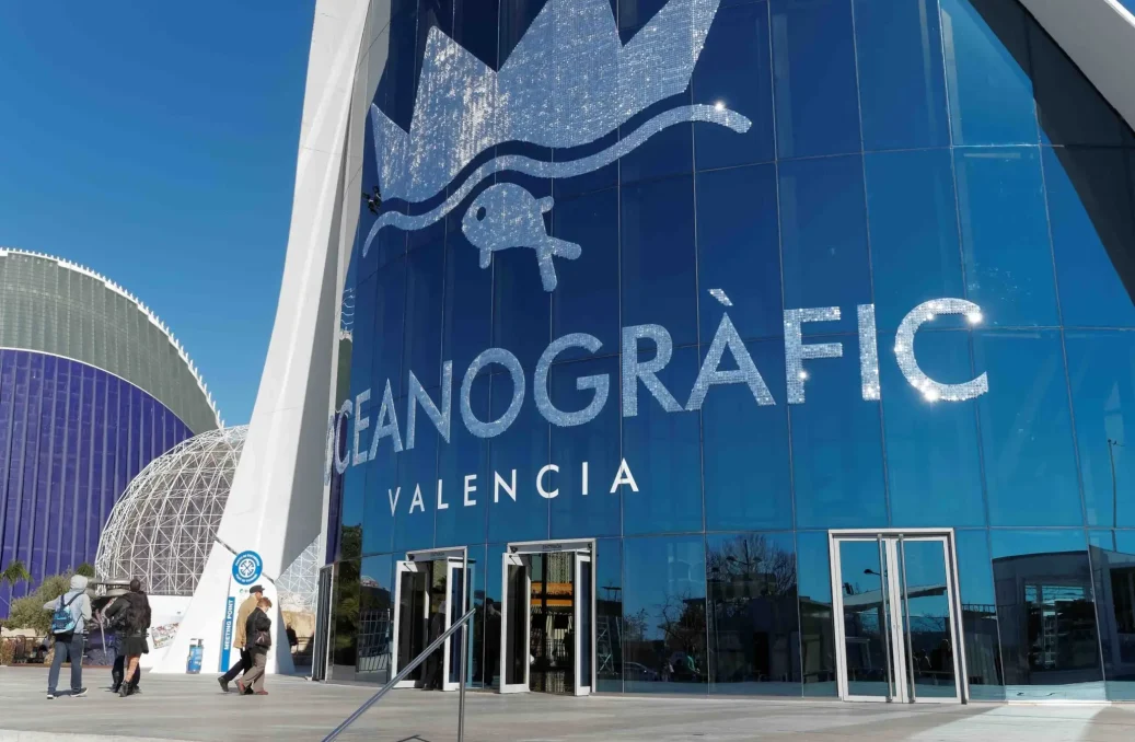 Valencia,,Spain,-,February,24,,2016.,People,Visiting,The,Oceanografic. Oceanographic Valencia